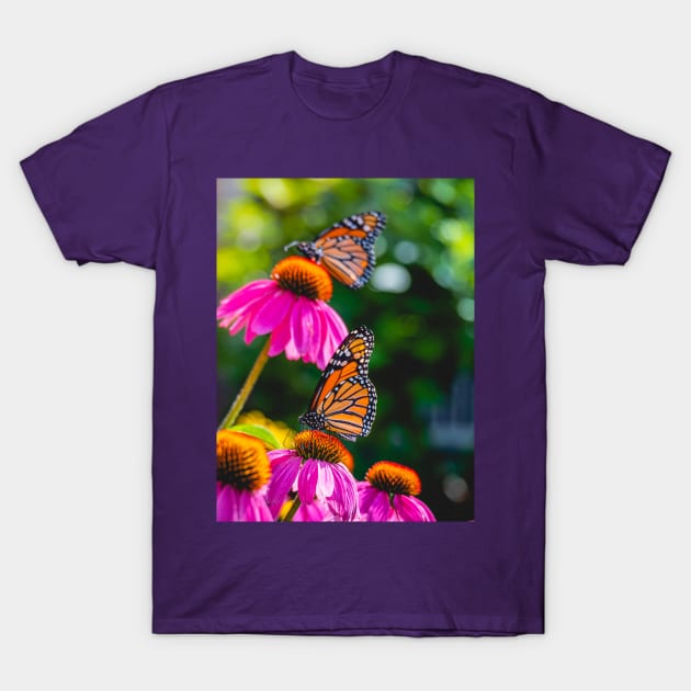 Morning Monarchs. Butterfly Photograph T-Shirt by love-fi